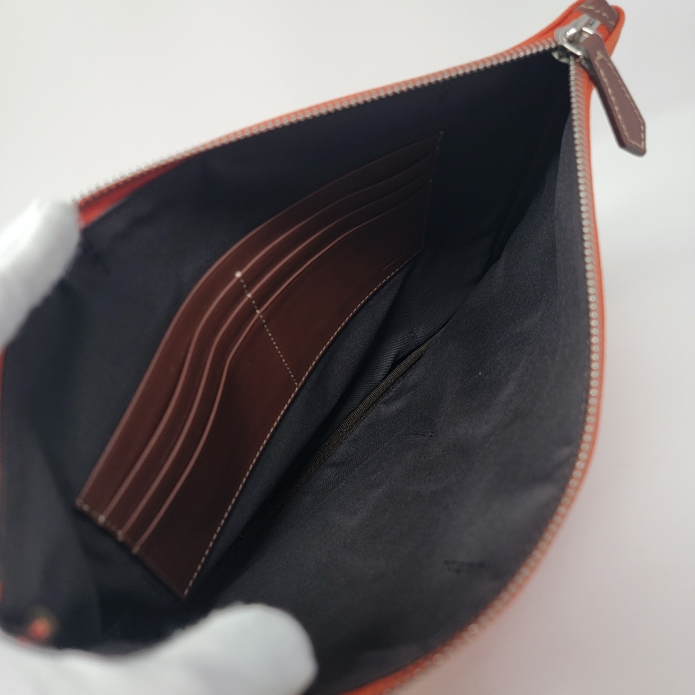 FENDI Roma Canvas Clutch Bag - Picture 7 of 11